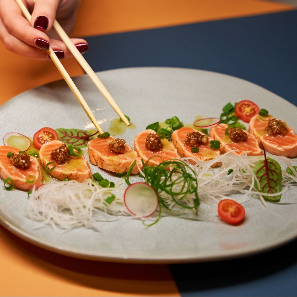 Sashimi fusion z jednego gatunku ryby