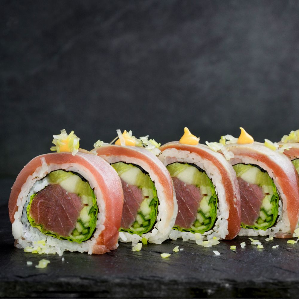 California z opiekanym tuńczykiem